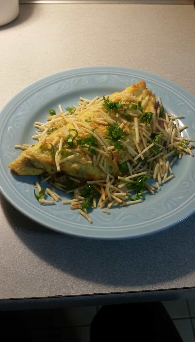 Foto deliciosa de Omelete Deliciosa pronta para servir - Ovos