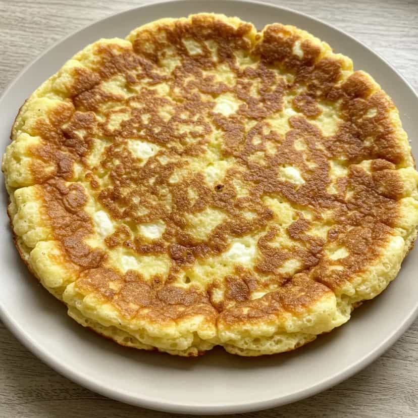 Foto deliciosa de Omelete Fitness com Ricota pronta para servir - Ovos