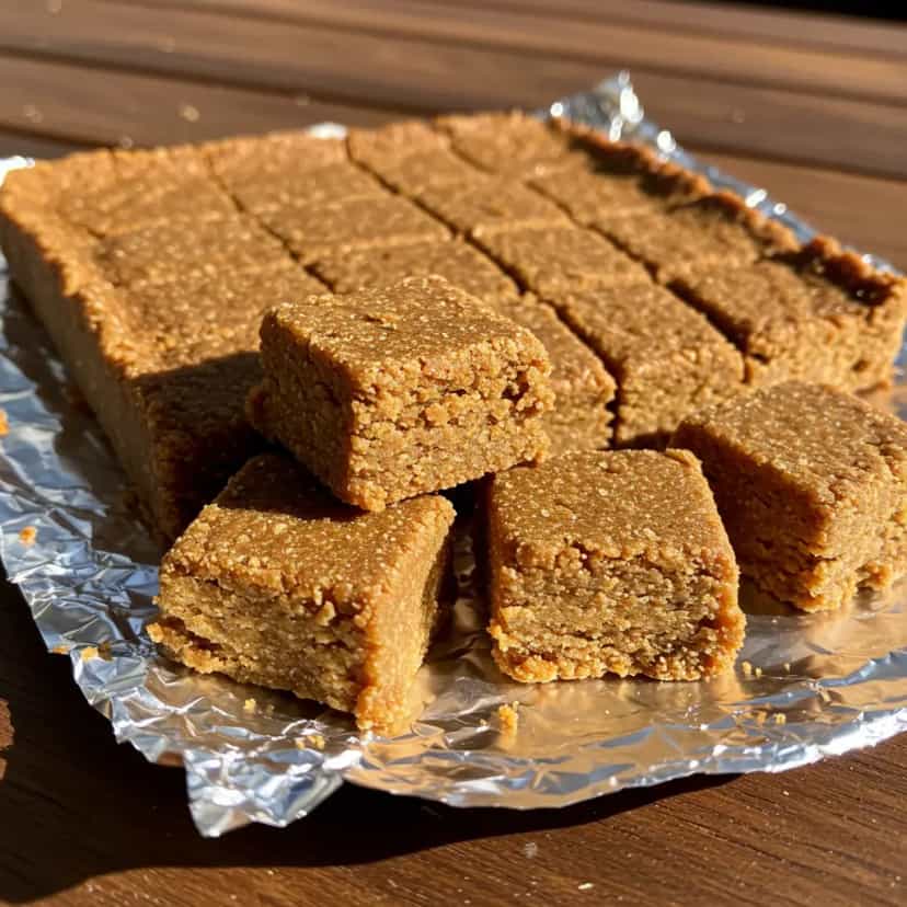 Foto deliciosa de Paçoca de Amendoim e Bolacha pronta para servir - Outras Receitas