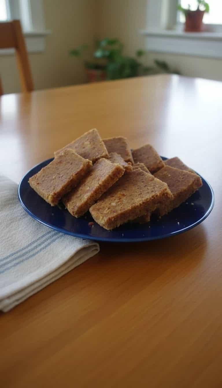 Foto deliciosa de Paçoca Diet de Amendoim pronta para servir - Snacks Naturais
