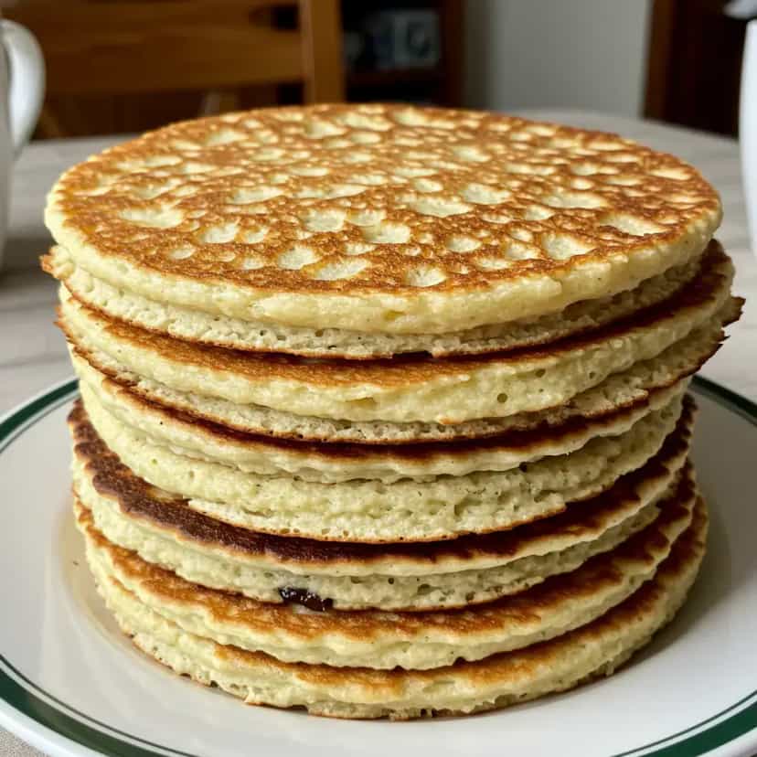 Foto deliciosa de Panqueca de Banana com Aveia e Mel pronta para servir - Panquecas & Waffles