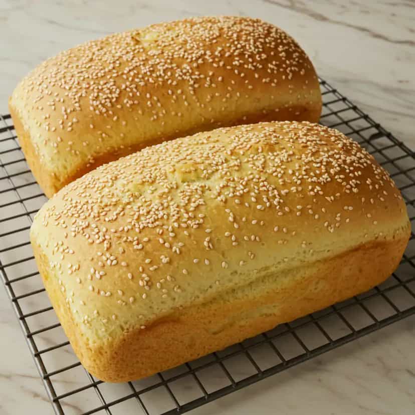 Foto deliciosa de Pão Caseiro Sem Glúten de Batata pronta para servir - Sem Glúten