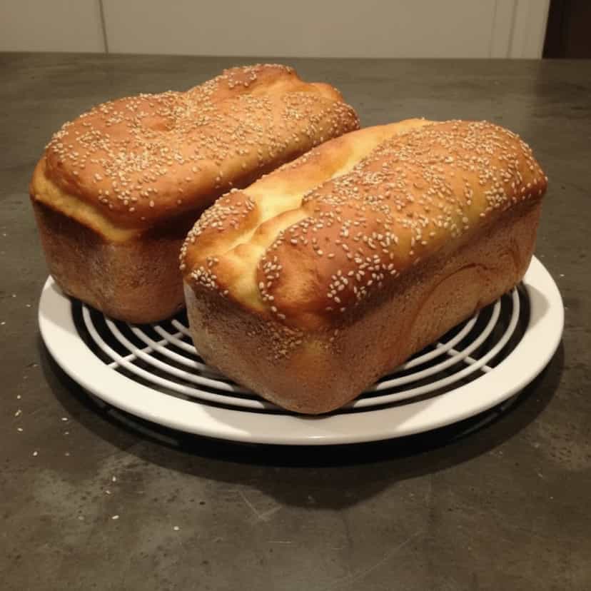 Foto deliciosa de Pão Caseiro Sem Glúten de Batata pronta para servir - Sem Glúten