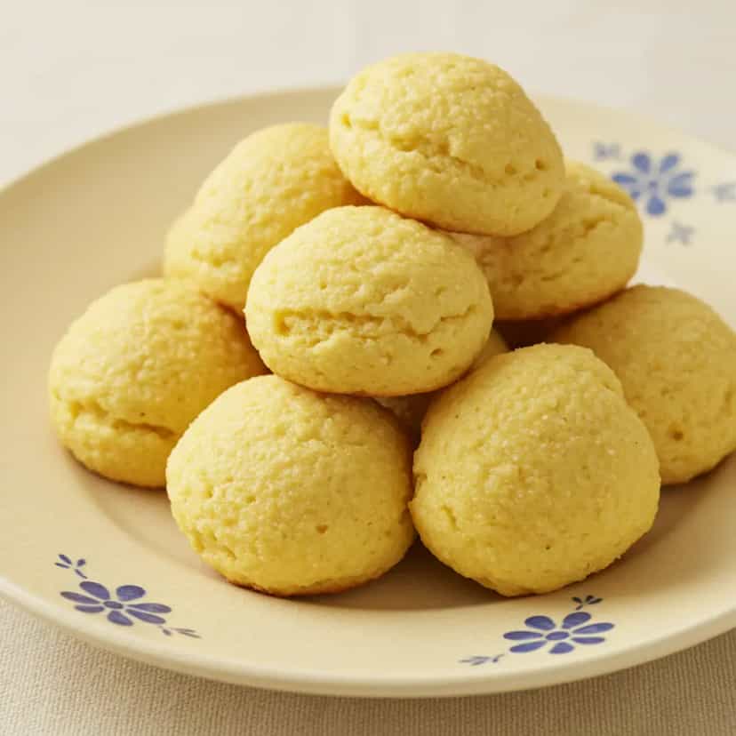 Foto deliciosa de Pão de Beijo Vegan de Polvilho pronta para servir - Snacks Assados