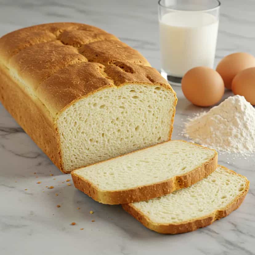 Foto deliciosa de Pão de Leite Super Fofinho pronta para servir - Café da Manhã Brasileiro