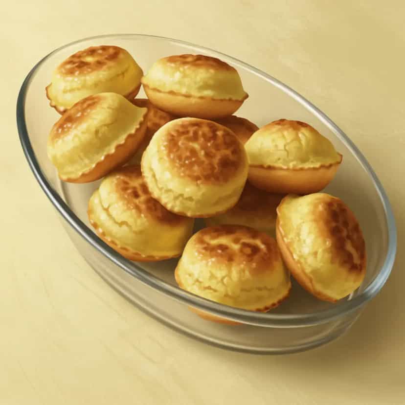 Foto deliciosa de Pão de Queijo Caseiro pronta para servir - Lanches de Padaria