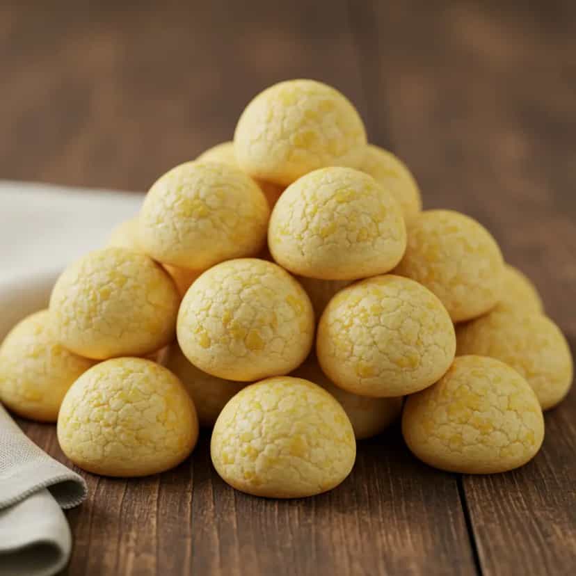 Foto deliciosa de Pão de Queijo com Polvilho Doce pronta para servir - Lanches de Padaria