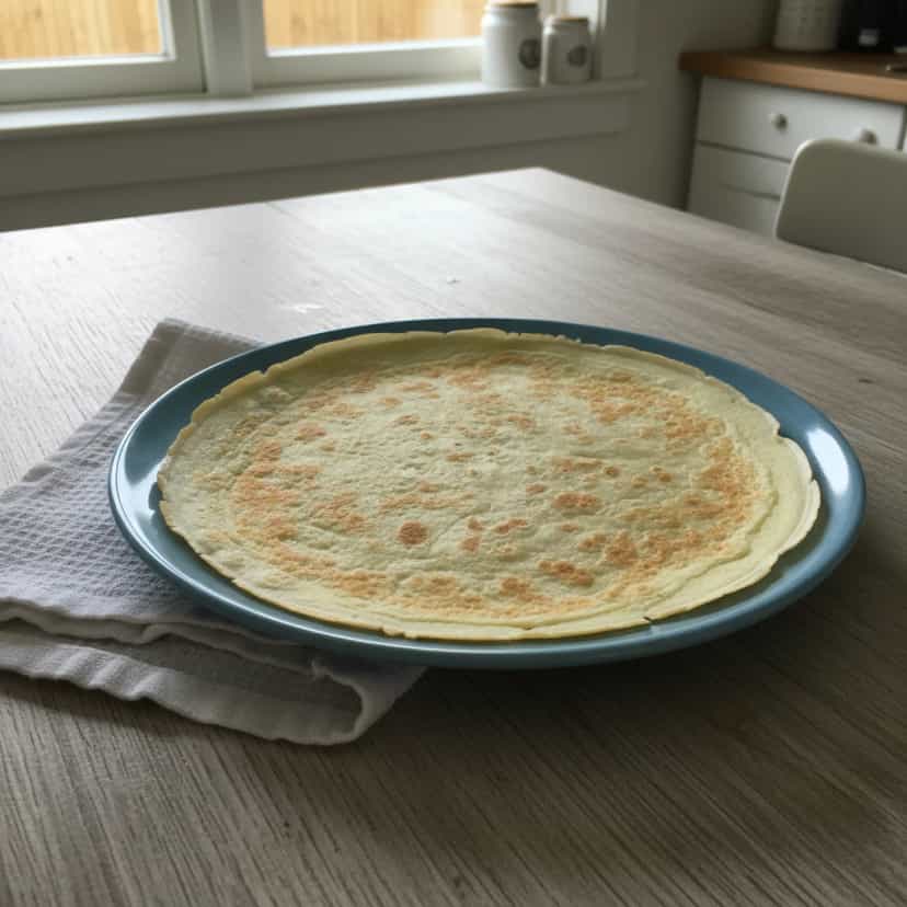 Foto deliciosa de Pão de Queijo Fit na Frigideira pronta para servir - Café da Manhã Brasileiro