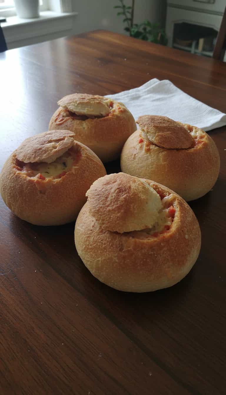 Foto deliciosa de Pão Italiano Recheado com Calabresa pronta para servir - Pizzas & Salgados