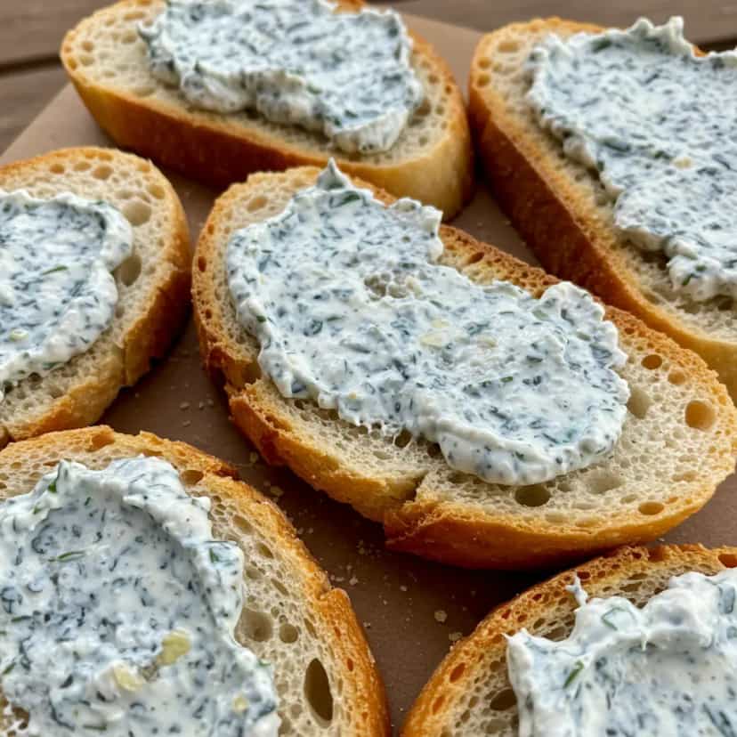 Foto deliciosa de Patê Cremoso de Gorgonzola pronta para servir - Pastas & Patês