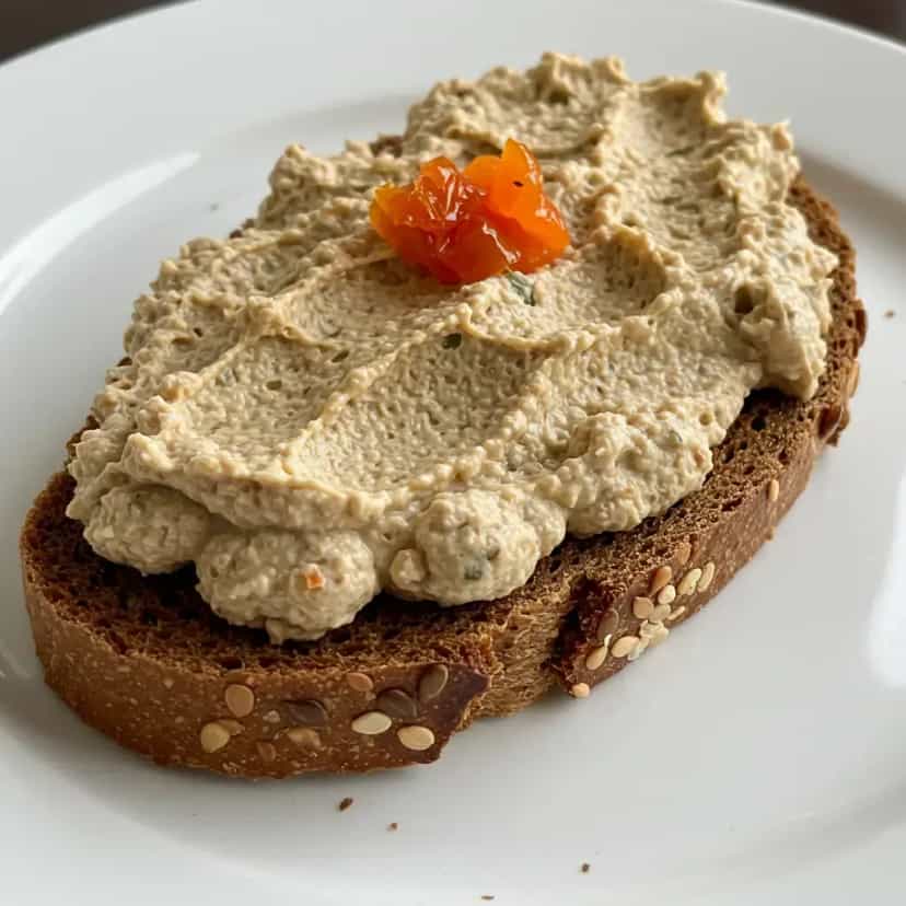 Foto deliciosa de Patê de Atum e Berinjela pronta para servir - Pastas & Patês