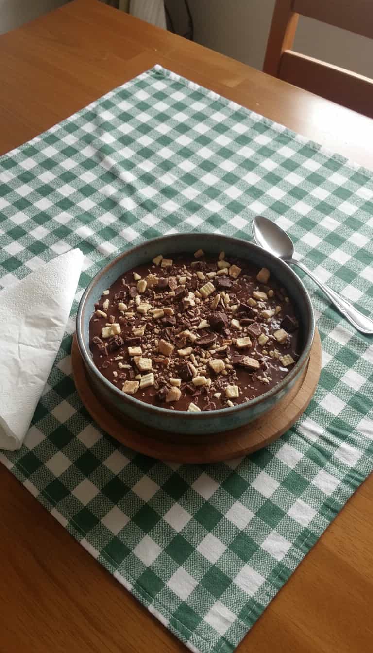 Foto deliciosa de Pavê de Bombons com Creme de Leite pronta para servir - Outras Receitas