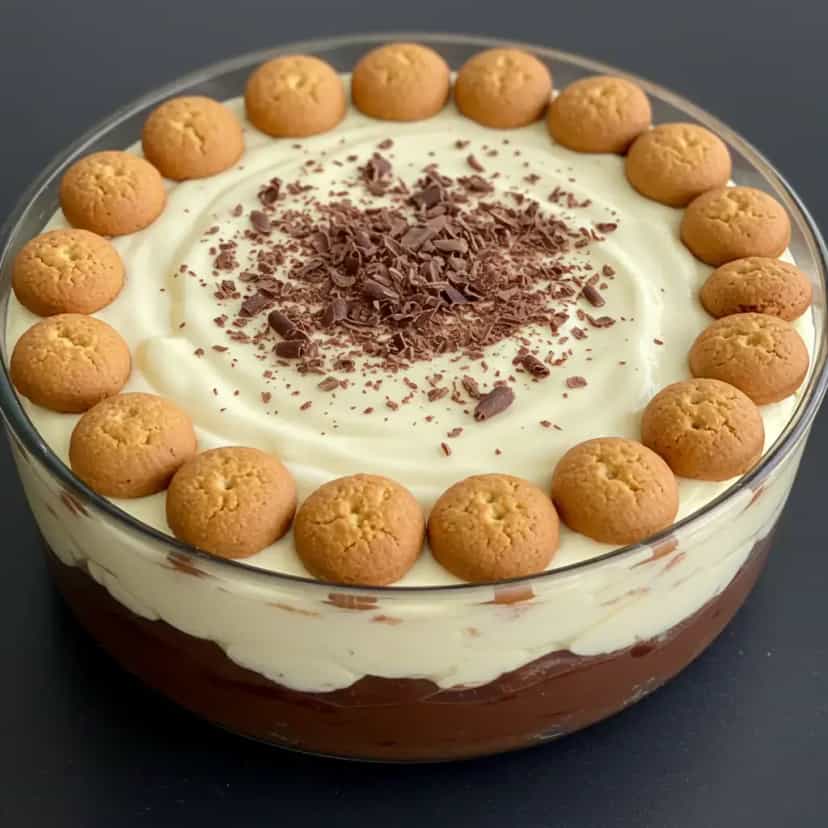 Foto deliciosa de Pavê de chocolate maravilhoso pronta para servir - Outras Receitas