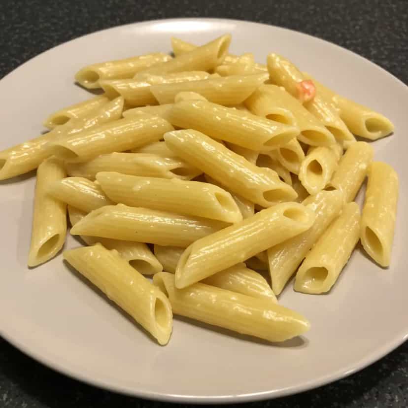 Foto deliciosa de Penne ao Molho de Merluza com Legumes pronta para servir - Massas & Macarrão