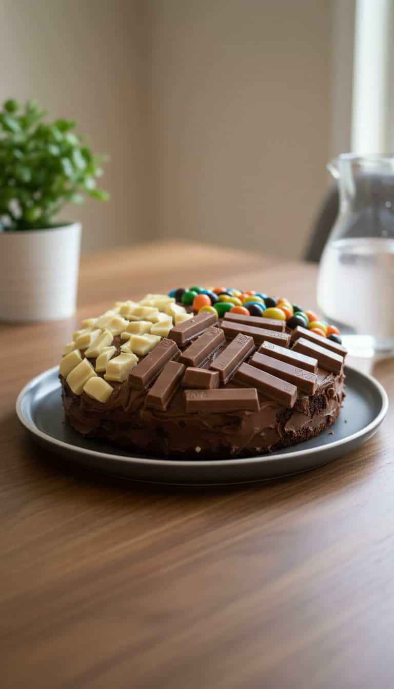 Foto deliciosa de Pizza de Brownie pronta para servir - Brownies & Cookies