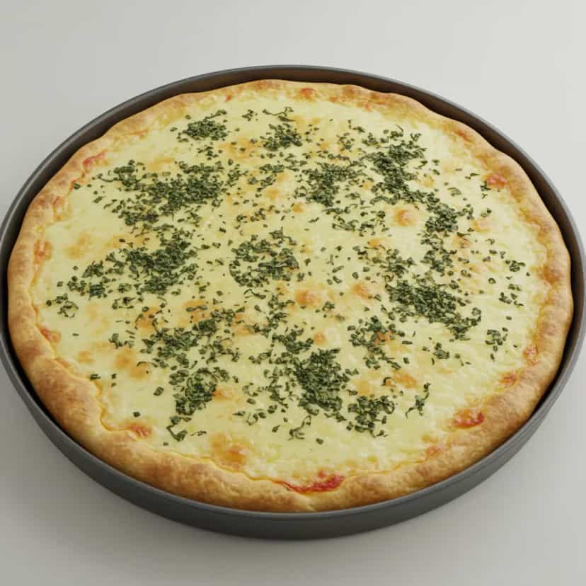 Foto deliciosa de Pizza de Frango com Palmito pronta para servir - Pizzas & Salgados