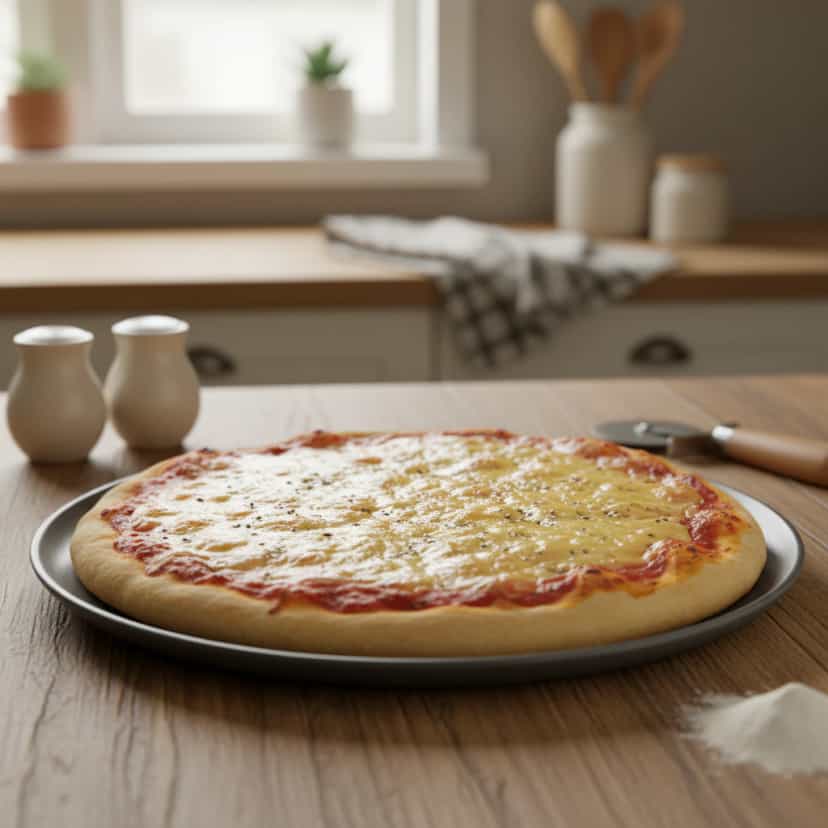 Foto deliciosa de Pizza Low Carb Mista pronta para servir - Low Carb