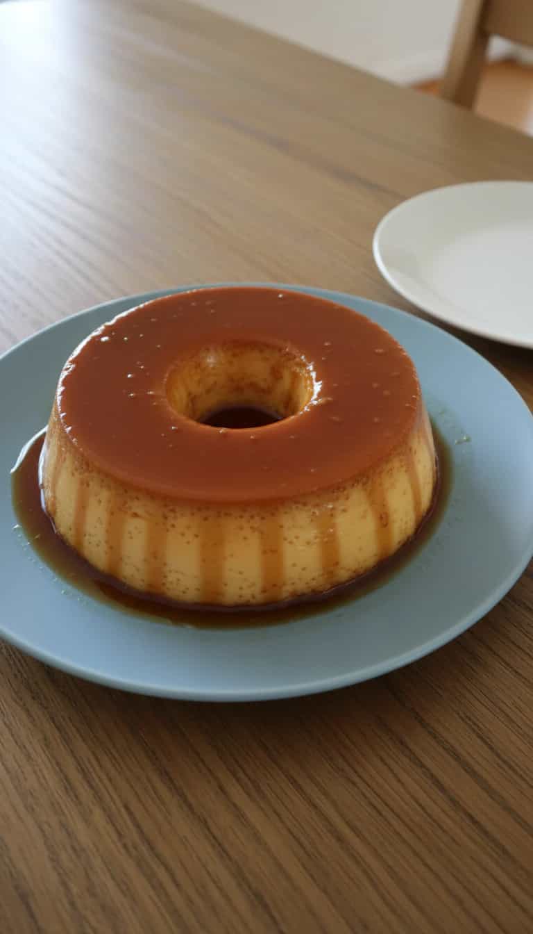 Foto deliciosa de Pudim de Leite Condensado Cremoso pronta para servir - Pudins & Cremes