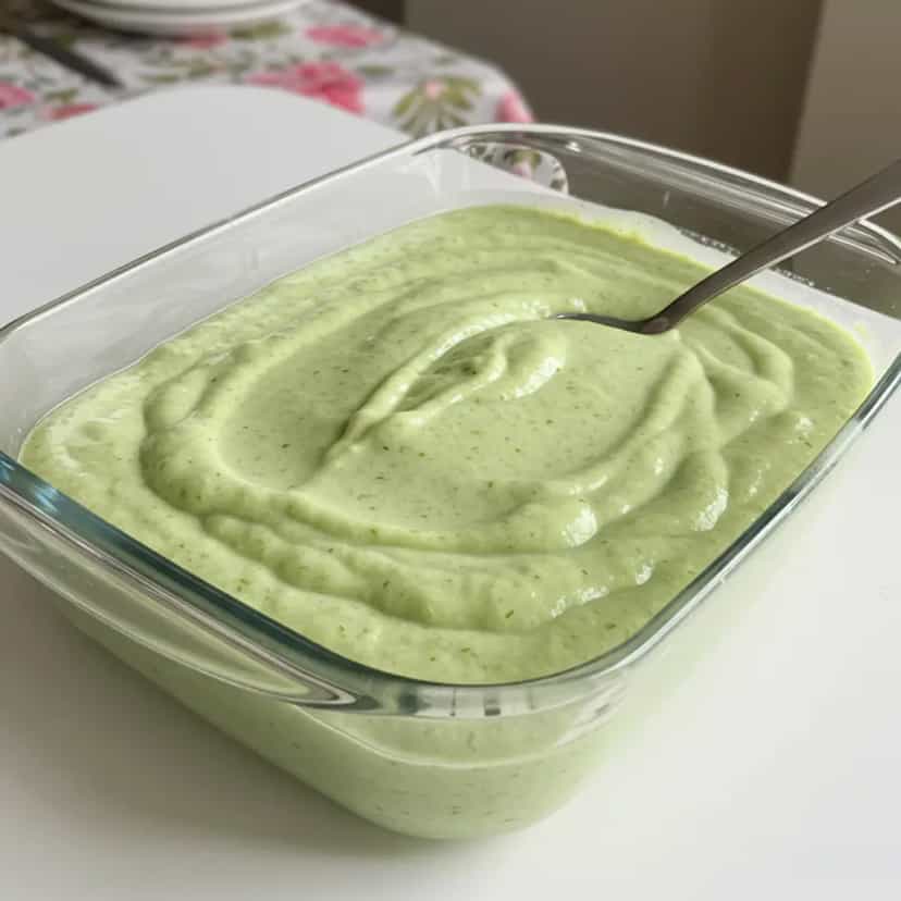 Foto deliciosa de Purê Verde Cremoso pronta para servir - Almoço & Jantar