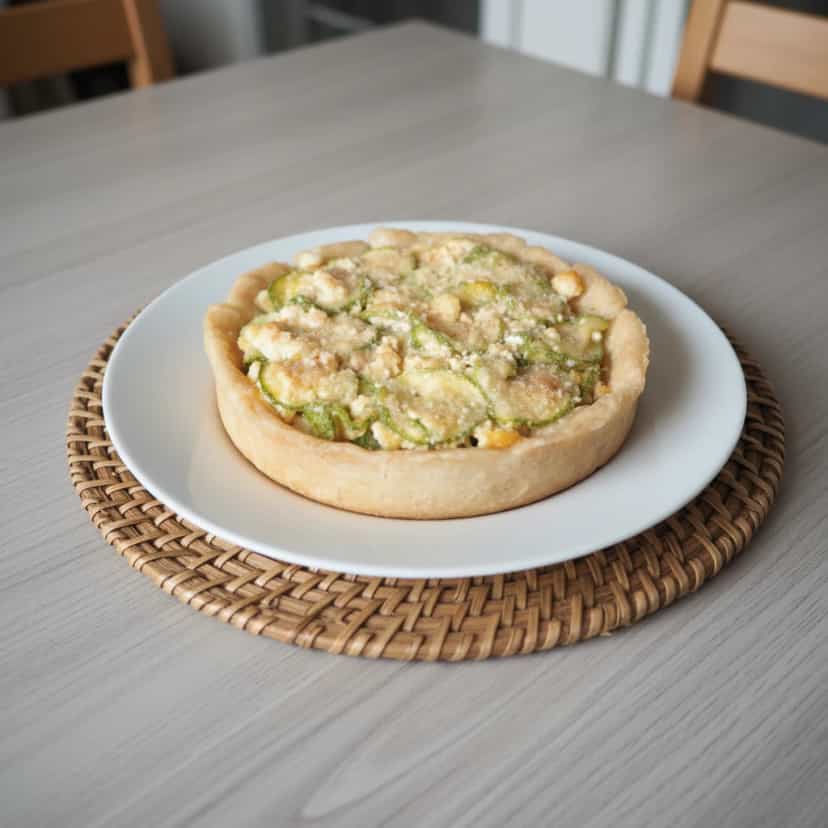 Foto deliciosa de Quiche de Abobrinha no Microondas pronta para servir - No Micro-ondas