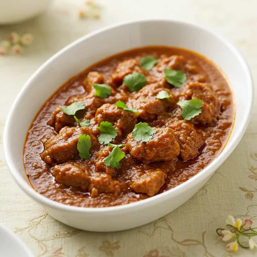 Foto deliciosa de Rabo de Jacaré ao Molho de Tomate pronta para servir - Carnes & Frango