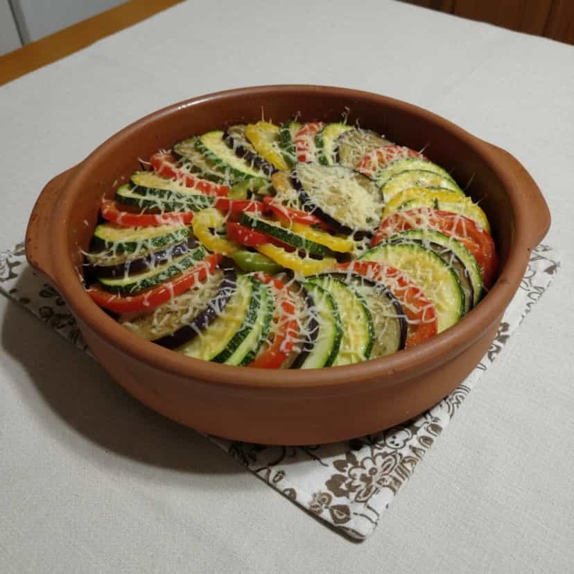 Foto deliciosa de Ratatouille simples pronta para servir - Outras Receitas