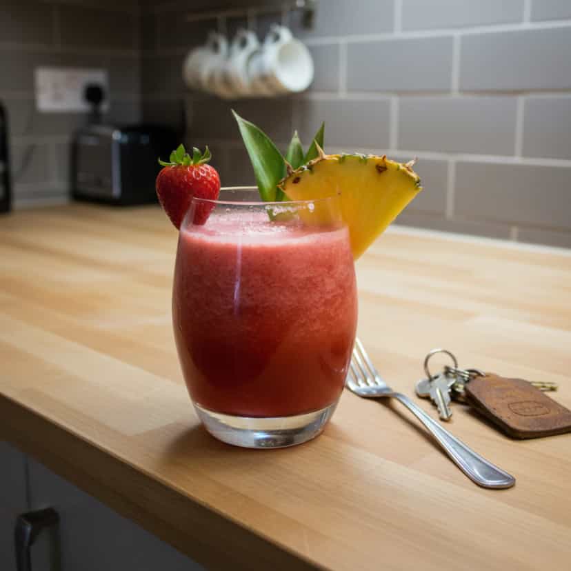 Foto deliciosa de Refrescante Coquetel de Frutas pronta para servir - Coquetéis