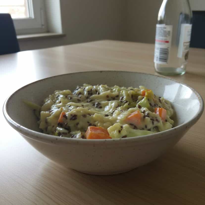 Foto deliciosa de Risoto de Legumes e Creme de Soja pronta para servir - Massas & Macarrão