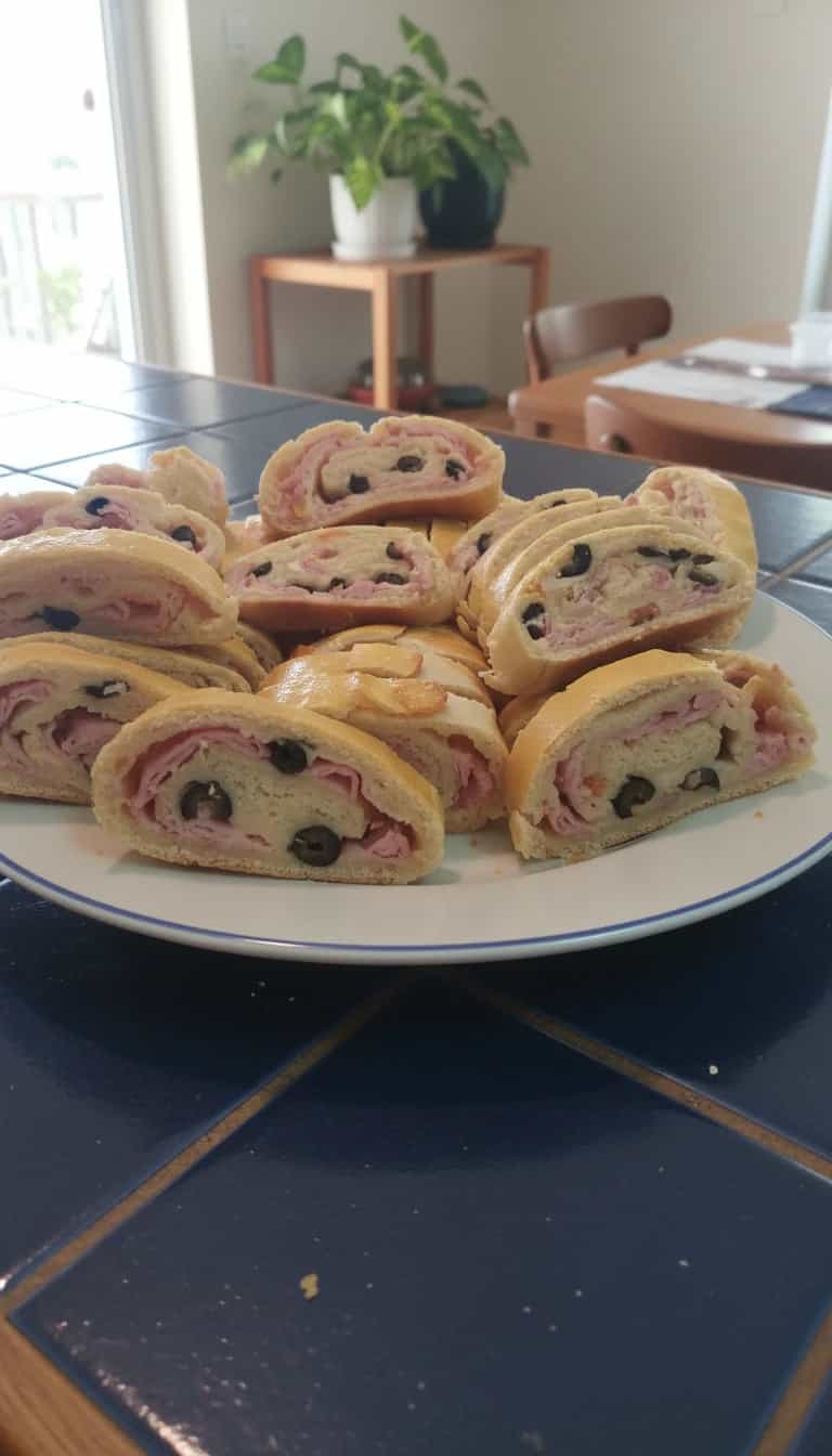 Foto deliciosa de Rocambole de Presunto e Queijo pronta para servir - Outras Receitas