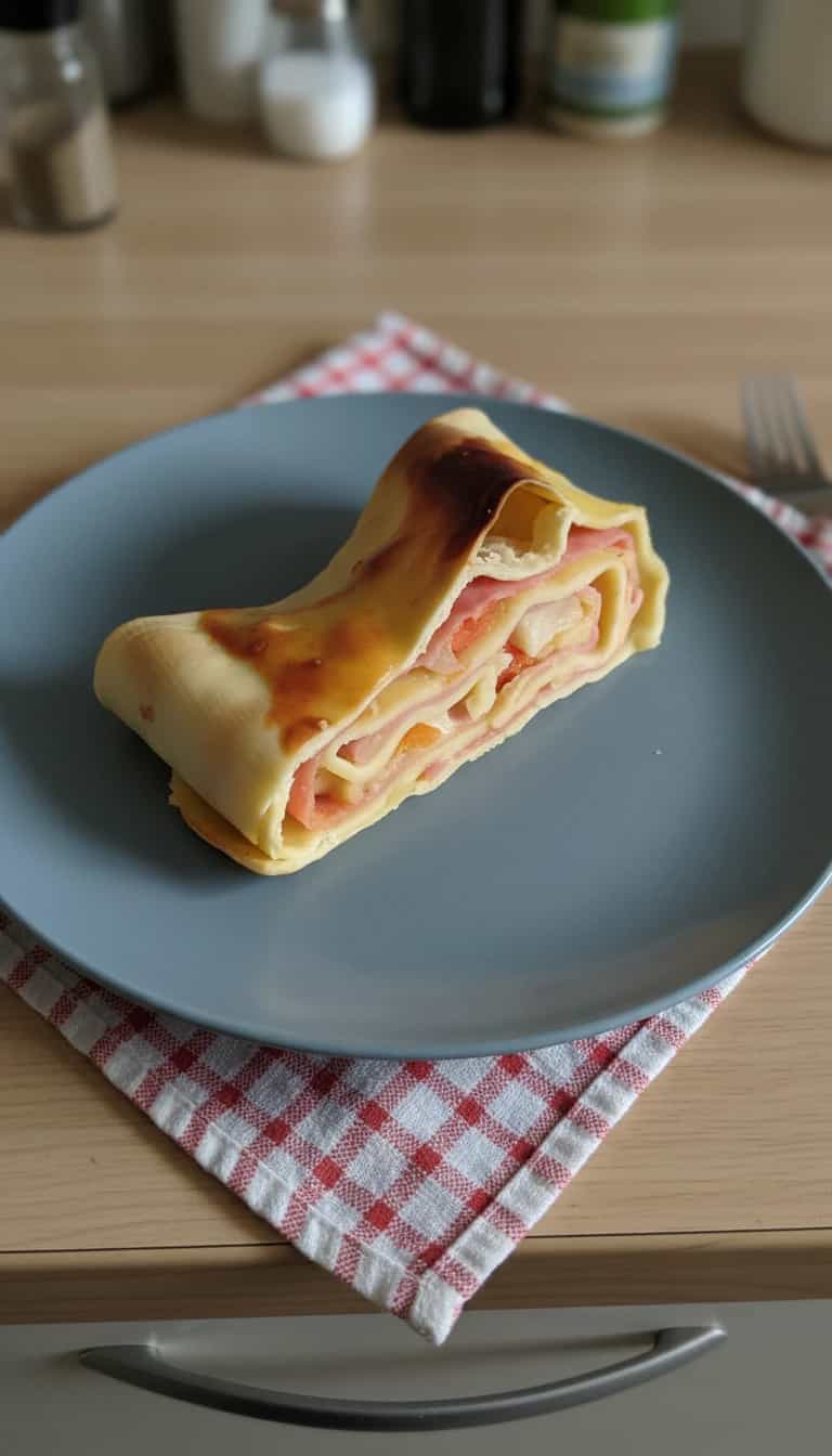 Foto deliciosa de Rocambole de Presunto e Queijo pronta para servir - Salgadinhos