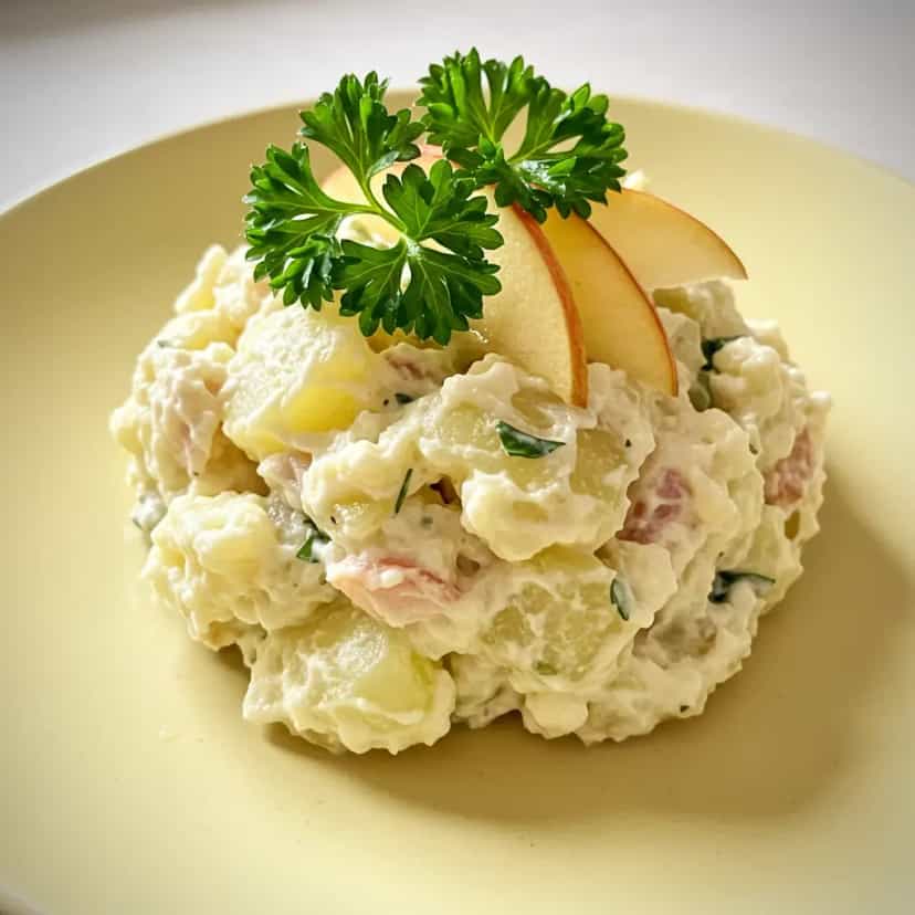 Foto deliciosa de Salada de Batata com Sardinha pronta para servir - Outras Receitas