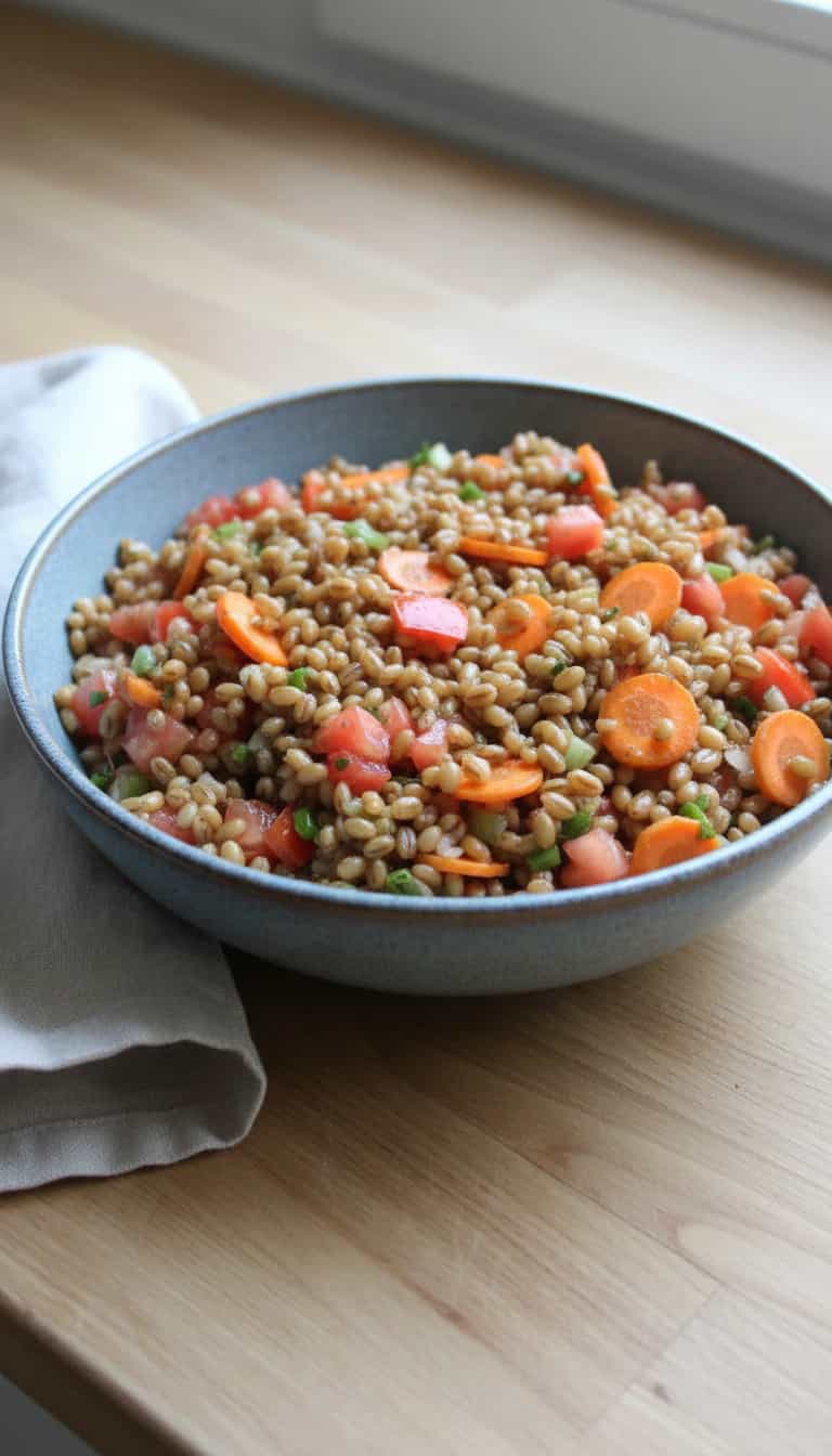 Foto deliciosa de Salada de Trigo para Dois pronta para servir - Saladas