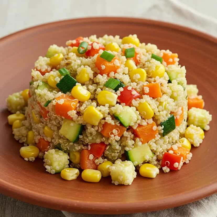 Foto deliciosa de Salada Quinoa com Legumes pronta para servir - Saladas