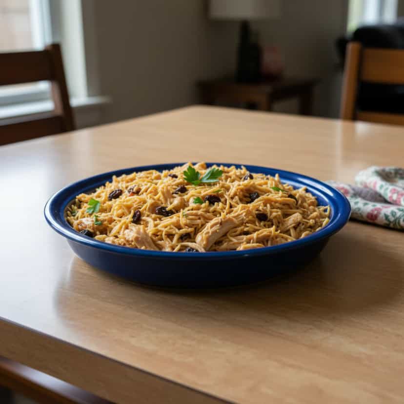 Foto deliciosa de Salpicão de Frango Cremoso pronta para servir - Carnes & Frango