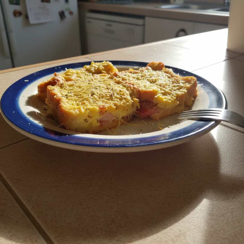 Foto deliciosa de Sanduíche de Forno Cremoso pronta para servir - Lanches de Padaria