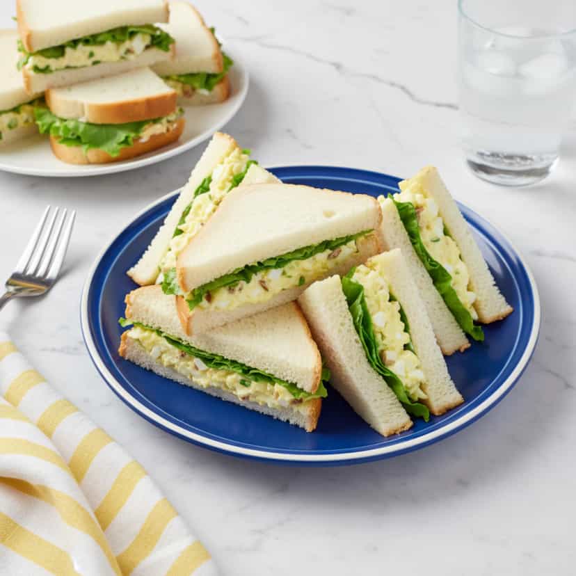 Foto deliciosa de Sanduíche de Ovo e Cottage pronta para servir - Energéticos & Proteicos