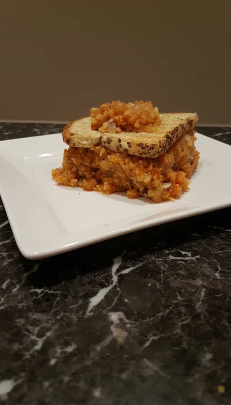 Foto deliciosa de Sanduíche de Soja com Catupiry Light pronta para servir - Energéticos & Proteicos