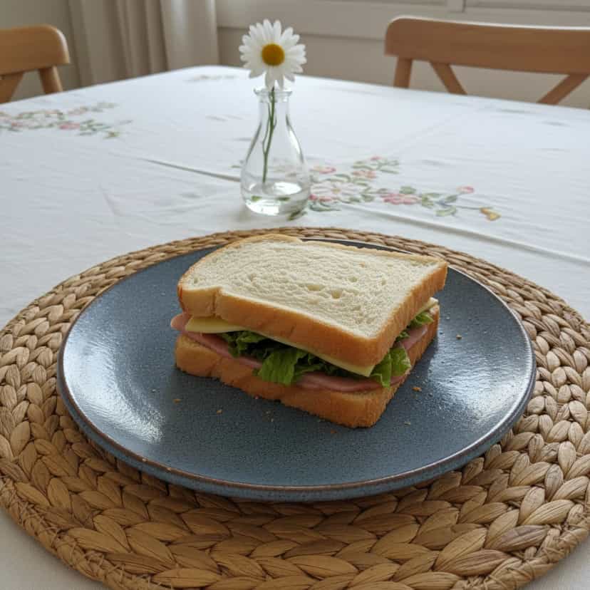 Foto deliciosa de Sanduíche Natural Rápido pronta para servir - Snacks Naturais
