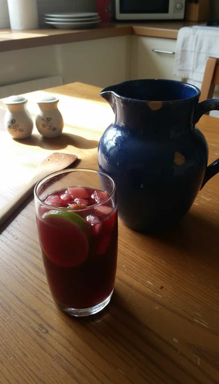 Foto deliciosa de Sangria Refrescante pronta para servir - Coquetéis