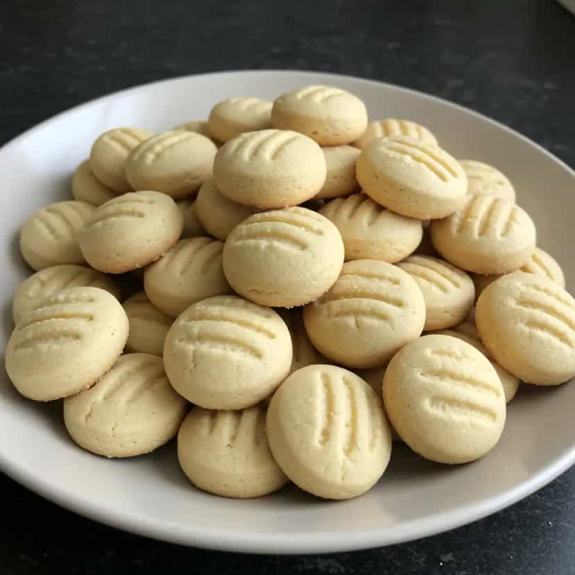 Foto deliciosa de Sequilhos de Maizena e Polvilho pronta para servir - Bolachas & Cookies