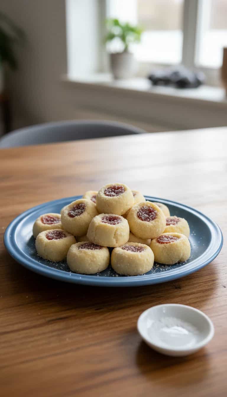 Foto deliciosa de Sequilhos de Polvilho pronta para servir - Bolachas & Cookies