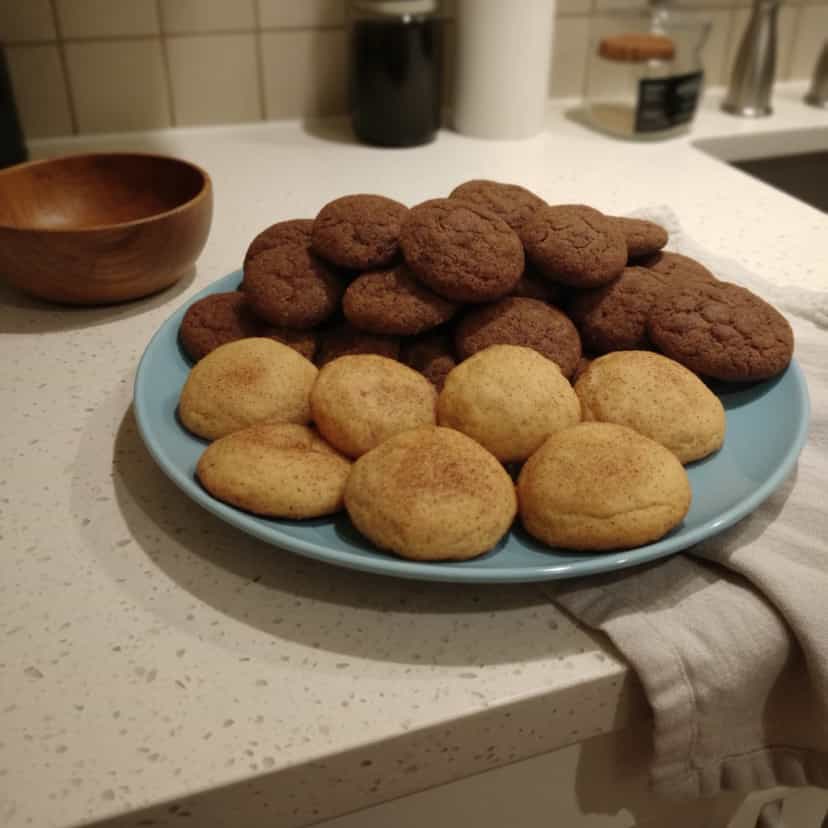 Foto deliciosa de Snickerdoodles pronta para servir - Brownies & Cookies