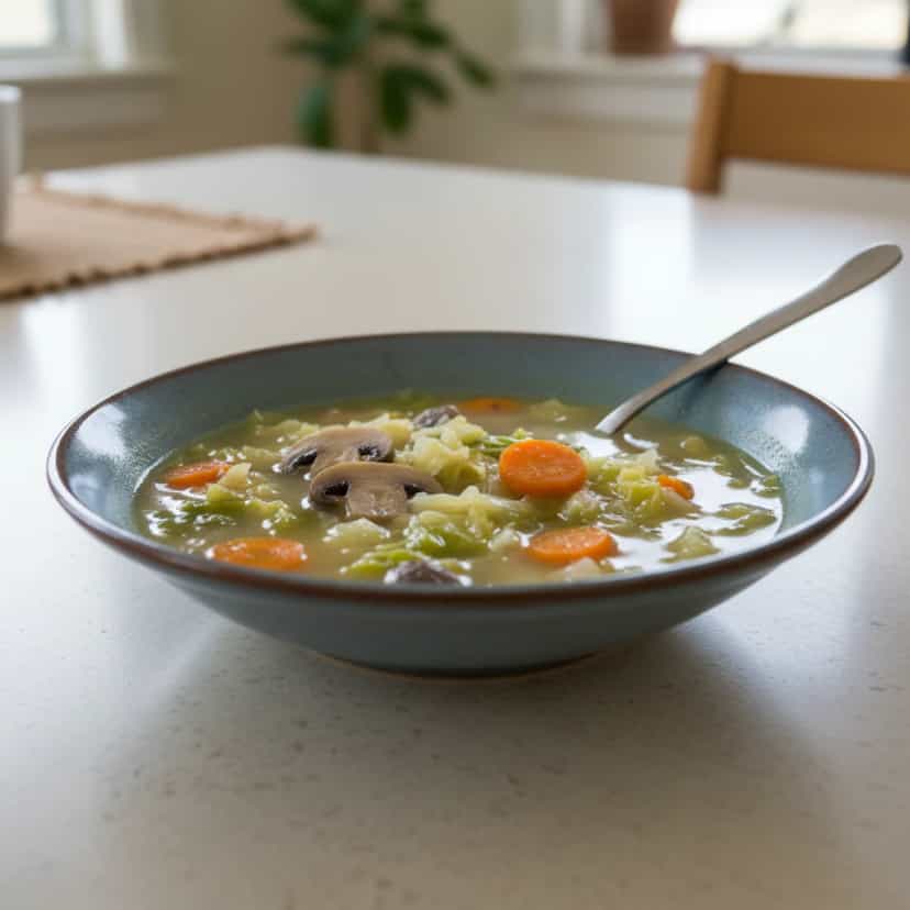 Foto deliciosa de Sopa de Frango e Legumes Deliciosa pronta para servir - Sopas & Caldos