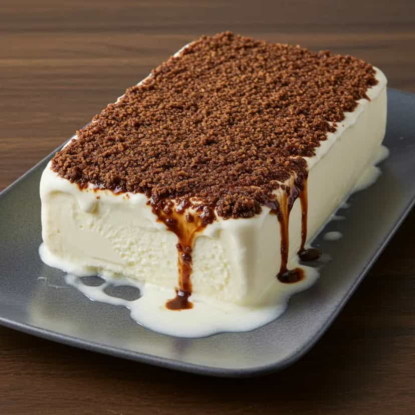 Foto deliciosa de Sorvete Cremoso de Ovomaltine pronta para servir - Doces Gelados & Sorvetes