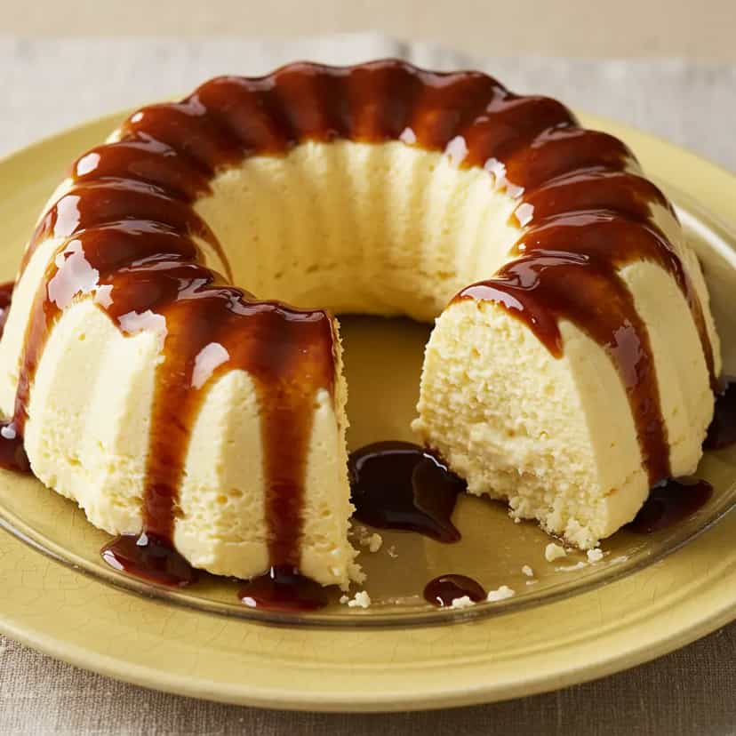 Foto deliciosa de Sorvete de Chocolate com Caramelo pronta para servir - Doces Gelados & Sorvetes