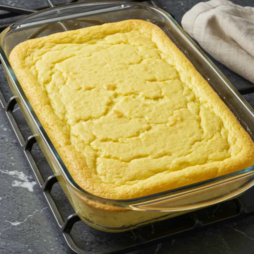 Foto deliciosa de Soufflé Cremoso de Chuchu pronta para servir - Pratos Brasileiros Icônicos
