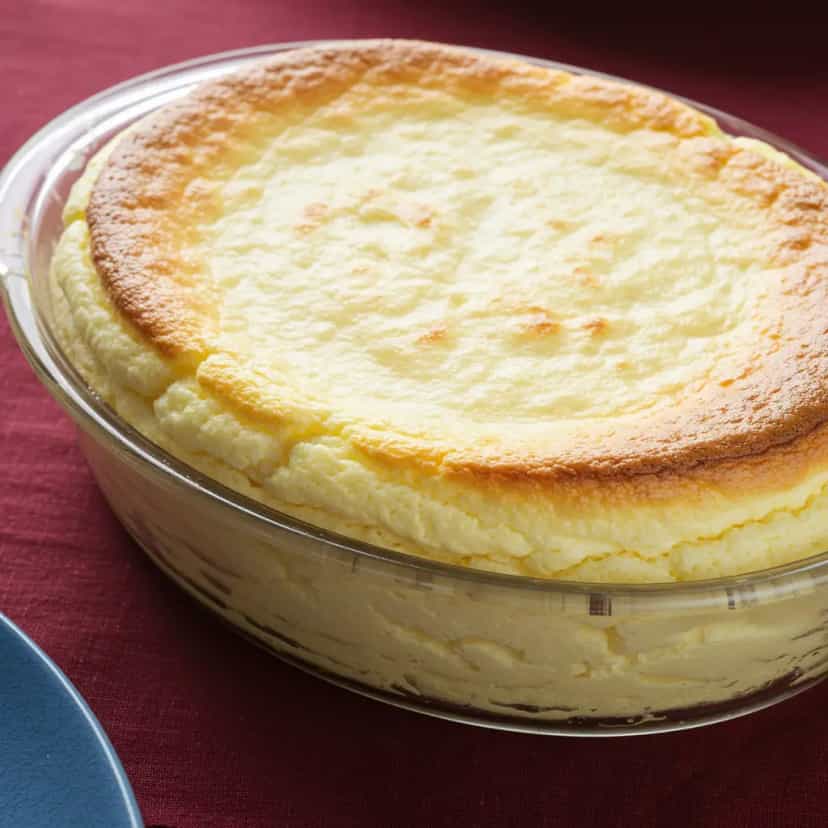 Foto deliciosa de Soufflé Cremoso de Couve-flor pronta para servir - Almoço & Jantar