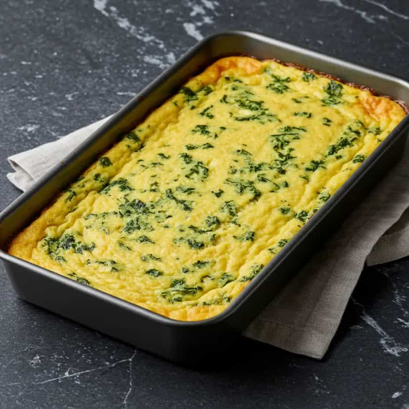 Foto deliciosa de Soufflé de Legumes Versátil pronta para servir - Almoço & Jantar