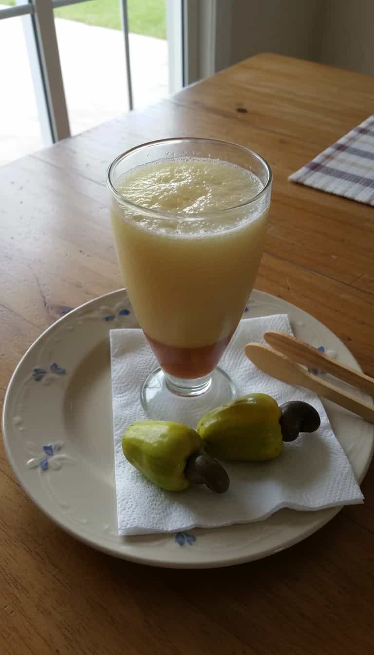 Foto deliciosa de Suco de Cajú Refrescante pronta para servir - Sucos & Smoothies