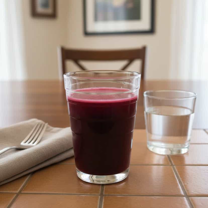 Foto deliciosa de Suco de Laranja com Beterraba pronta para servir - Sucos & Smoothies